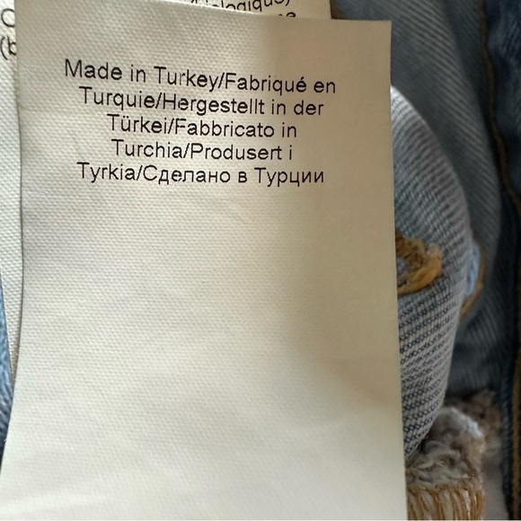 GANNI high rise wide leg woman’s denim jeans - Picture 8 of 13